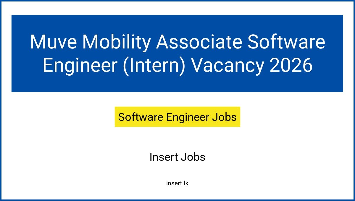 Muve Mobility Associate Software Engineer (Intern) Vacancy 2026