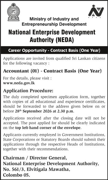 Accountant - National Enterprise Development Authority