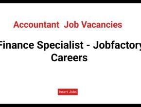 Finance Specialist - Jobfactory Careers