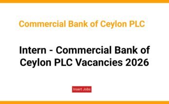 Intern - Commercial Bank of Ceylon PLC Vacancies 2026