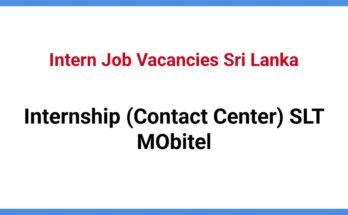 Internship (Contact Center) SLT MObitel