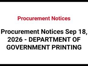 Procurement Notices
