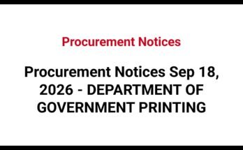 Procurement Notices