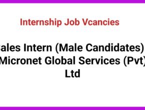 Sales Intern (Male Candidates) - Micronet Global Services (Pvt) Ltd