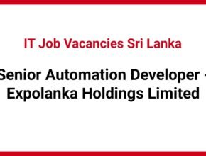 Senior Automation Developer - Expolanka Holdings Limited