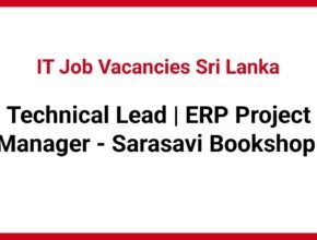 Technical Lead | ERP Project Manager - Sarasavi Bookshop