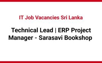 Technical Lead | ERP Project Manager - Sarasavi Bookshop