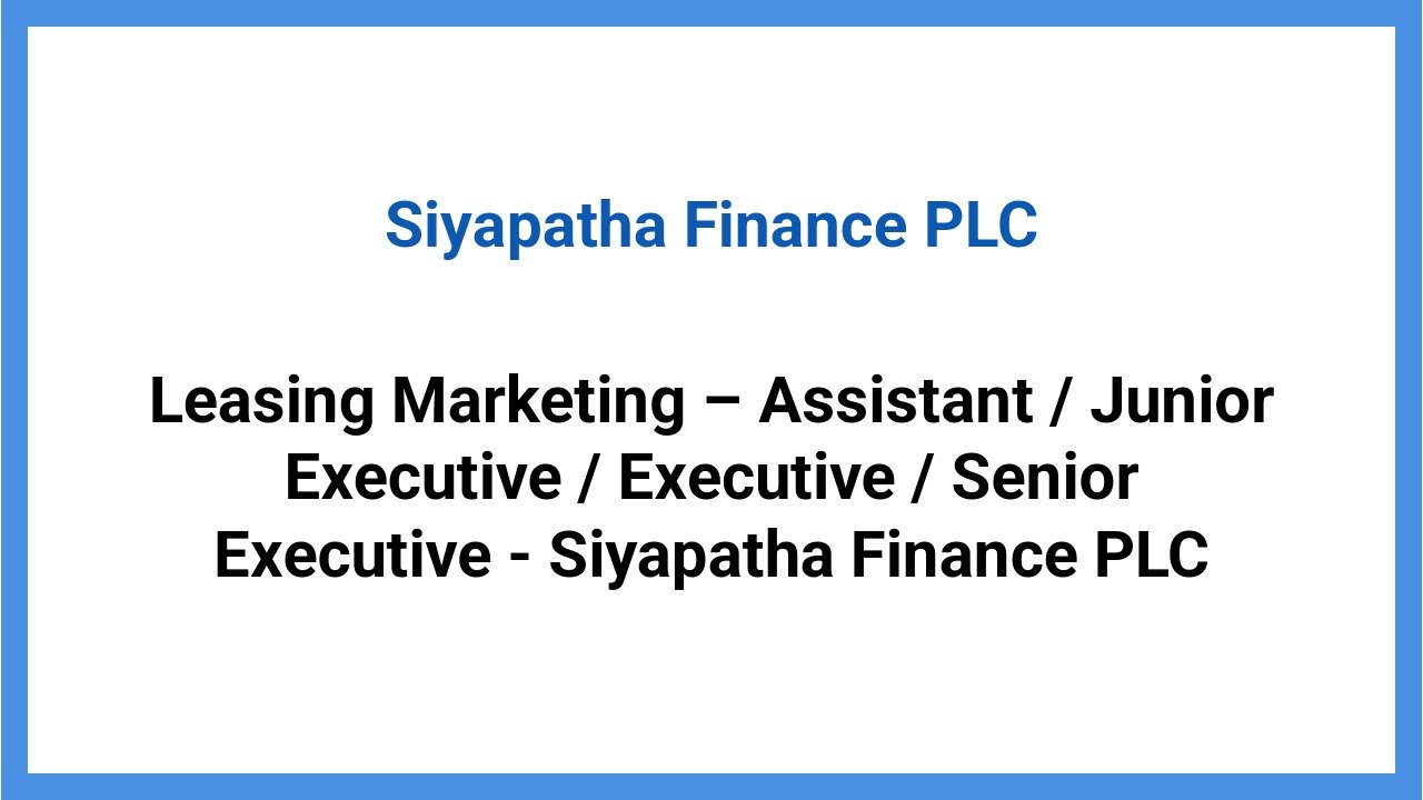 Siyapatha Finance PLC